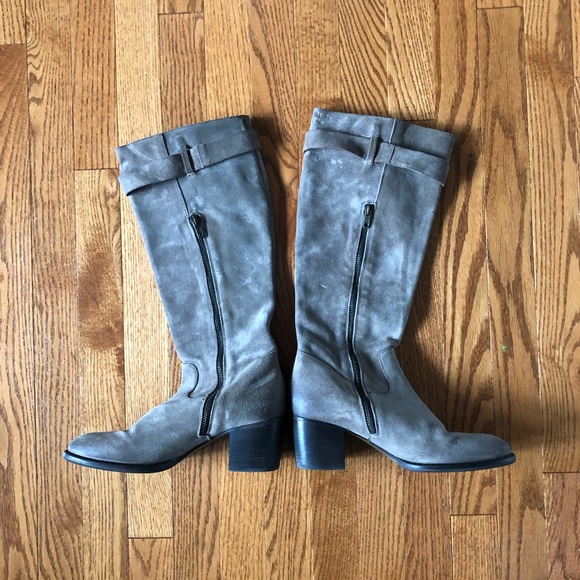 Vero Cuoio Light Tan/Greyish Suede Boots. - Picture 3 of 13